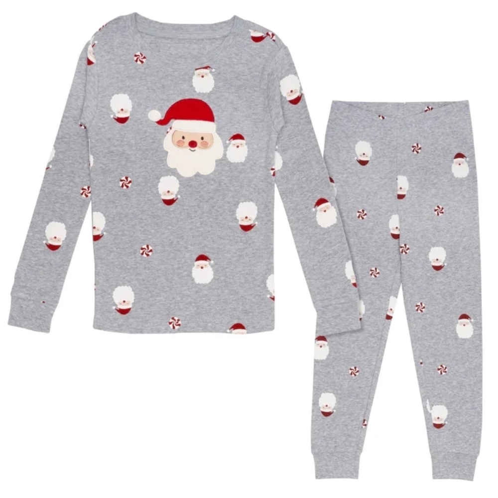 Pekkle Kids' Unisex 2-piece Holiday Pajama Set
